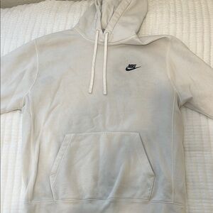 Nike Men's Light Gray Hoodie